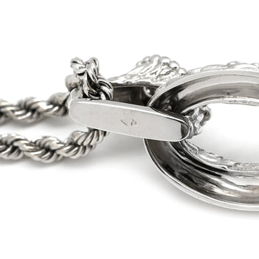 ブシュロン BOUCHERON セルパンボエム ホワイトゴールド K18WG ダイヤモンド ネックレス 750WG K18 ドロップモチーフ 2連ツイストチェーン