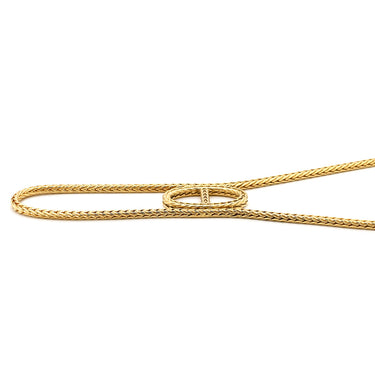エルメス HERMES シェーヌ ダンクル ダナエ イエローゴールド K18YG ネックレス K18YG Au750 18K 18金 ダンクルリンク 錨モチーフ ロープチェーン