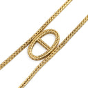 エルメス HERMES シェーヌ ダンクル ダナエ イエローゴールド K18YG ネックレス K18YG Au750 18K 18金 ダンクルリンク 錨モチーフ ロープチェーン