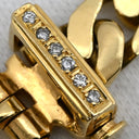 エルメス HERMES ブックルセリエ PM ダイヤ イエローゴールド K18YG ダイヤモンド ブレスレット 喜平チェーン 18K YG 750Au