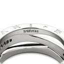 ブルガリ BVLGARI ビーゼロワン B-zero1 レジェンド 3バンド ダイヤ ホワイトゴールド K18WG ダイヤモンド #60 リング 指輪 750 18K 19号
