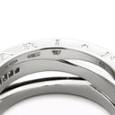 ブルガリ BVLGARI ビーゼロワン B-zero1 レジェンド 3バンド ダイヤ ホワイトゴールド K18WG ダイヤモンド #60 リング 指輪 750 18K 19号