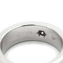 カルティエ Cartier ラブリング ハーフダイヤ B4032547 ホワイトゴールド K18WG ダイヤモンド #47 リング 指輪 LOVE Ring 750 18K 3P クラシックモデル 7号