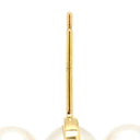 TASAKI TASAKI バランス プラス E-4463-18KYG パールホワイトXイエローゴールド K18YG パール ピアス あこやパール 750YG キャッチ他社品