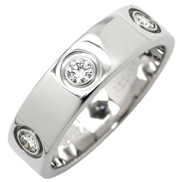 カルティエ Cartier ラブリング フルダイヤ B4026000 ホワイトゴールド K18WG ダイヤモンド #55(JP15) リング 指輪 LOVE Ring 750WG 6Pダイヤモンド 15号