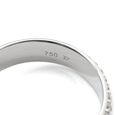 カルティエ Cartier トリニティ XL ダイヤモンド セラミック ホワイトゴールドXブラック K18WG セラミック #50(JP10) リング 指輪 750 パヴェ 黒セラミック 10号