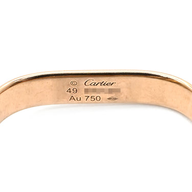 カルティエ Cartier トリニティ クッション リング クラシックモデル B4240600 ホワイトゴールドXイエローゴールドXピンクゴールド K18WG K18YG K18PG #49(JP9) リング 指輪 3連 3カラー スクエア 7号
