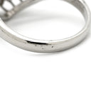 ノンブランド NON BRAND ダイヤモンド 0.52 0.17ct プラチナシルバー Pt900 ダイヤモンド リング 指輪 V字 Vライン プラチナ900 PM900 12号
