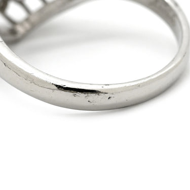 ノンブランド NON BRAND ダイヤモンド 0.52 0.17ct プラチナシルバー Pt900 ダイヤモンド リング 指輪 V字 Vライン プラチナ900 PM900 12号