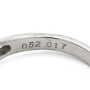 ノンブランド NON BRAND ダイヤモンド 0.52 0.17ct プラチナシルバー Pt900 ダイヤモンド リング 指輪 V字 Vライン プラチナ900 PM900 12号