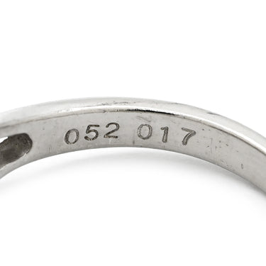 ノンブランド NON BRAND ダイヤモンド 0.52 0.17ct プラチナシルバー Pt900 ダイヤモンド リング 指輪 V字 Vライン プラチナ900 PM900 12号