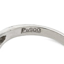 ノンブランド NON BRAND ダイヤモンド 0.52 0.17ct プラチナシルバー Pt900 ダイヤモンド リング 指輪 V字 Vライン プラチナ900 PM900 12号