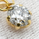 ノンブランド NON BRAND ダイヤ 0.25ct イエローゴールド K18YG ダイヤモンド ペンダントトップ ペンダントヘッド Au750 18K 1P 1石 1粒 ソリティアデザイン