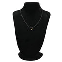 ノンブランド NON BRAND ダイヤ 0.19ct イエローゴールド K18YG ダイヤモンド ペンダントトップ Au750 18K 1P 1石 1粒 ソリティア サークル リングモチーフ
