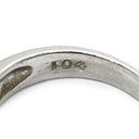 ノンブランド NON BRAND ダイヤ 1.04ct プラチナシルバー Pt900 ダイヤモンド リング 指輪 Pt900 5P 5石 5粒 一文字デザイン ラインストーン エンゲージ ブライダル 11号