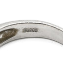 ノンブランド NON BRAND ダイヤ 1.04ct プラチナシルバー Pt900 ダイヤモンド リング 指輪 Pt900 5P 5石 5粒 一文字デザイン ラインストーン エンゲージ ブライダル 11号