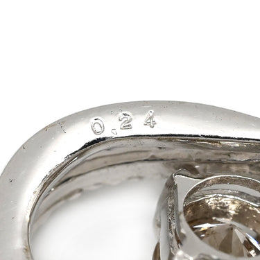 ノンブランド NON BRAND ハートモチーフ ダイヤ 0.24ct ホワイトゴールド K18WG ダイヤモンド ペンダントトップ 1Pダイヤ 1石 1粒 メレダイヤ ネックレストップ
