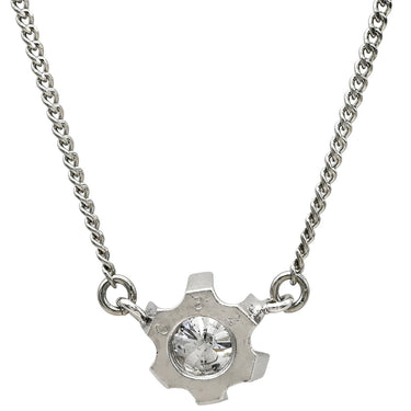 ノンブランド NON BRAND ダイヤ 0.32ct ペンダント プラチナシルバー ダイヤモンド Pt850 ネックレス 1石 1粒 ブリリアントカット プラチナ