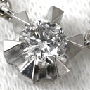 ノンブランド NON BRAND ダイヤ 0.32ct ペンダント プラチナシルバー ダイヤモンド Pt850 ネックレス 1石 1粒 ブリリアントカット プラチナ