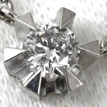 ノンブランド NON BRAND ダイヤ 0.32ct ペンダント プラチナシルバー ダイヤモンド Pt850 ネックレス 1石 1粒 ブリリアントカット プラチナ