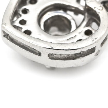 ノンブランド NON BRAND プラチナム ダイヤ 0.42ct プラチナシルバー Pt900 ダイヤモンド ペンダントトップ 1P 1石 1粒 Pt900 ハートモチーフ