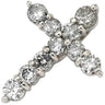 ノンブランド NON BRAND クロス ダイヤモンド 0.5ct プラチナシルバー Pt900 ダイヤモンド ペンダントトップ 10石 10P 十字架 プラチナ ネックレストップ ペンダントヘッド