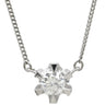ノンブランド NON BRAND ダイヤ 0.43ct ペンダント プラチナシルバー ダイヤモンド Pt850 ネックレス 1石 1粒 ブリリアントカット プラチナ