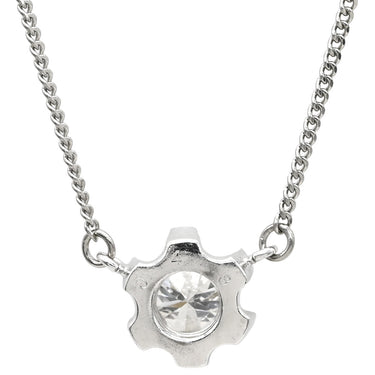 ノンブランド NON BRAND ダイヤ 0.43ct ペンダント プラチナシルバー ダイヤモンド Pt850 ネックレス 1石 1粒 ブリリアントカット プラチナ