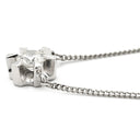 ノンブランド NON BRAND ダイヤ 0.43ct ペンダント プラチナシルバー ダイヤモンド Pt850 ネックレス 1石 1粒 ブリリアントカット プラチナ