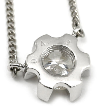 ノンブランド NON BRAND ダイヤ 0.43ct ペンダント プラチナシルバー ダイヤモンド Pt850 ネックレス 1石 1粒 ブリリアントカット プラチナ