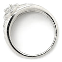 ノンブランド NON BRAND SI2 ダイヤ 0.321ct プラチナシルバー Pt900 ダイヤモンド リング 指輪 Pt900 ペアシェイプ ヘイローデザイン パヴェ エンゲージ ブライダル 13号