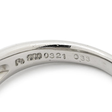 ノンブランド NON BRAND SI2 ダイヤ 0.321ct プラチナシルバー Pt900 ダイヤモンド リング 指輪 Pt900 ペアシェイプ ヘイローデザイン パヴェ エンゲージ ブライダル 13号