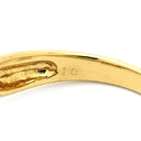 ノンブランド NON BRAND ダイヤ 1.0ct イエローゴールド K18YG ダイヤモンド リング 指輪 Au750 18K 18金 10P 10石 10粒 フラワーモチーフ 花 パヴェダイヤ クラスターセッティング 9号