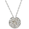 ノンブランド NON BRAND ダイヤモンド 0.25ct ホワイトゴールド K18WG ダイヤモンド ネックレス Au750 18K 18金 パヴェ セブンスター 7P 7石 7粒 ラウンド