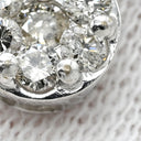ノンブランド NON BRAND ダイヤモンド 0.25ct ホワイトゴールド K18WG ダイヤモンド ネックレス Au750 18K 18金 パヴェ セブンスター 7P 7石 7粒 ラウンド