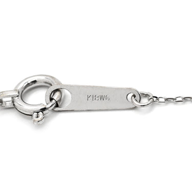 ノンブランド NON BRAND ダイヤモンド 0.25ct ホワイトゴールド K18WG ダイヤモンド ネックレス Au750 18K 18金 パヴェ セブンスター 7P 7石 7粒 ラウンド