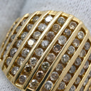 ノンブランド NON BRAND ダイヤモンド 1.00ct イエローゴールド K18YG ダイヤモンド リング 指輪 K18YG パヴェ メレダイヤ 幅広 ボリュームリング 9.5号