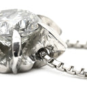ノンブランド NON BRAND ダイヤモンド ペンダント 1.168ct プラチナシルバー Pt900 ダイヤモンド Pt850(チェーン) ネックレス Pt900×Pt850 プラチナム 1P 1石 1粒