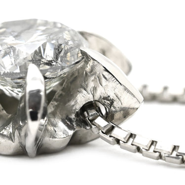 ノンブランド NON BRAND ダイヤモンド ペンダント 1.168ct プラチナシルバー Pt900 ダイヤモンド Pt850(チェーン) ネックレス Pt900×Pt850 プラチナム 1P 1石 1粒