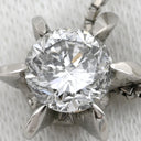 ノンブランド NON BRAND ダイヤモンド ペンダント 1.168ct プラチナシルバー Pt900 ダイヤモンド Pt850(チェーン) ネックレス Pt900×Pt850 プラチナム 1P 1石 1粒