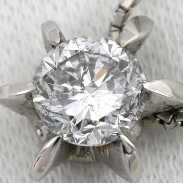 ノンブランド NON BRAND ダイヤモンド ペンダント 1.168ct プラチナシルバー Pt900 ダイヤモンド Pt850(チェーン) ネックレス Pt900×Pt850 プラチナム 1P 1石 1粒