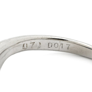 ノンブランド NON BRAND サファイア 0.70ct ダイヤ ブルー×プラチナシルバー Pt900 サファイア ダイヤモンド リング 指輪 青 Pt900 プラチナ オーバルミックスカット 12号
