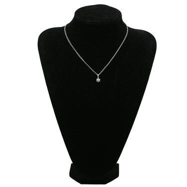 ノンブランド NON BRAND ダイヤモンド 0.51ct プラチナシルバー Pt900 ダイヤモンド ペンダントトップ Pt900 プラチナ ヘイローデザイン 花 フラワー 10P 10石 10粒 スイートテン