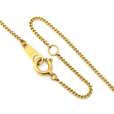 ノンブランド NON BRAND 1Pダイヤ 0.41ct ペンダント イエローゴールド K18YG ダイヤモンド ネックレス Au750 18K YG ベゼルセッティング 1粒 1P