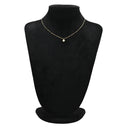ノンブランド NON BRAND 1Pダイヤ 0.41ct ペンダント イエローゴールド K18YG ダイヤモンド ネックレス Au750 18K YG ベゼルセッティング 1粒 1P