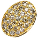 ノンブランド NON BRAND ダイヤ 0.50ct プラチナシルバー×イエローゴールド Pt950 K18YG ダイヤモンド ペンダントトップ YG Pt コンビ ツートン K18 YG 750
