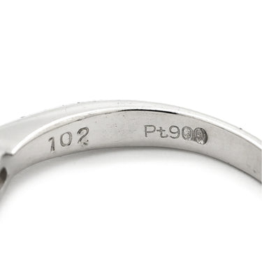 ノンブランド NON BRAND ダイヤモンドリング プラチナシルバー Pt900 ダイヤモンド リング 指輪 Pt900 プラチナ 3連 3Pダイヤ 10.5号