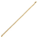 ノンブランド NON BRAND テニスブレスレット 2.84ct ダイヤモンド イエローゴールド K14YG ダイヤモンド ブレスレット 14K YG 14金 一粒ダイヤ繋ぎブレス
