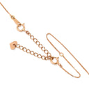 ノンブランド NON BRAND ダイヤ ペンダント ピンクゴールド K14PG ダイヤモンド ネックレス 14K PG 縦型 バータイプ ダイヤ 7P 7粒 7石 0.30ct