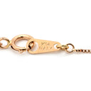 ノンブランド NON BRAND ダイヤ ペンダント ピンクゴールド K14PG ダイヤモンド ネックレス 14K PG 縦型 バータイプ ダイヤ 7P 7粒 7石 0.30ct